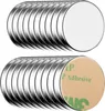 ECENCE Neodym Magnete 20 Stck. - runde Klebe-Magnete Produktbild-Vorschau 1