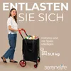 Nákupní vozík SereneLife, nákupní vozík, skládací nákupní Náhled obrázku produktu 7