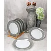 6x Variant šedá miska Ø14.3cm 450ml porcelán 6 osob Náhled obrázku produktu 7