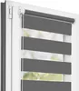Estika Doppelrollo Klemmfix - 85 x 150 cm - Dunkelgrau - Produktbild-Vorschau 1