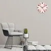 Wanduhr aus Glas Rund fi 30 Rosa Rosen grün Quarz Deko Produktbild-Vorschau 2