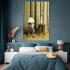 MuchoWow® Poster Hund mit einem Lampenschirm auf dem Kopf Produktbild-Vorschau 4