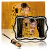 HOME ELEMENTS Talerz na ciasto z przyborami 35 cm, Klimt, Podgląd zdjęcia produktu 1