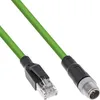 InLine Industrie Netzwerkkabel, M12 8-pin X-kodiert St. zu Produktbild-Vorschau 1