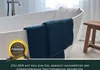 2er Set Badetücher 100x150 cm, 100% Baumwolle, dunkelblau Produktbild-Vorschau 4