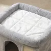 Relaxdays, mačací stromček s búdkou, škrabacou plochou a Náhľad obrázku produktu 9