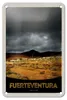 Blechschild Reise 12x18cm Fuerteventura Spanien Wüste Berge Produktbild-Vorschau 1