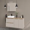Badezimmer Hängeschrank mit 30 cm Breite in Beige matt, Produktbild-Vorschau 6