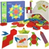 Montessori puzzle dřevěné tvary 155el. Náhled obrázku produktu 7