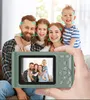 A family is taking a selfie with a digital camera. Produktbild-Vorschau