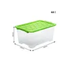 Rotho 1008105092, Aufbewahrungsbox, Grün, Transparent, Produktbild-Vorschau 11