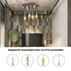 ZMH Deckenlampe Grau Deckenleuchte Vintage - Wohnzimmer E14 Produktbild-Vorschau 5