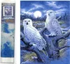 Diamant-Mosaik „Eulen, weiß und Mond“ NO-1009207 Produktbild-Vorschau 8