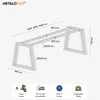 MetaloPro Nemesis Extreme - Stabile Metall Tischbeine, Produktbild-Vorschau 3