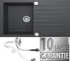 Granitspüle Schwarz Küchenspüle Granit Siphon Einbauspüle Produktbild-Vorschau 2