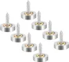 8er Set Spiegel Schrauben mit Kappen | 16mm Zierschrauben Produktbild-Vorschau 1