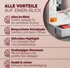 CASARIA® Schminktisch Lucia mit Hocker Schublade 3 Fächer Produktbild-Vorschau 4