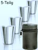OUTDOOR SAXX® - 5-Teiliges Edelstahl Trink-Becher Set | Produktbild-Vorschau 1