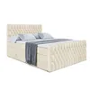 ALTDECOR Boxspringbett mit Fußteil, 2 Matratzen und Topper Produktbild-Vorschau 2