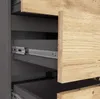BDW - Kommode 5 Schubladen, Wohnzimmer, Flur 80x97x35, Grau Produktbild-Vorschau 4