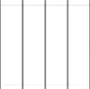 vidaXL 4-dielny paraván biely 200x200 cm látka Náhľad obrázku produktu 3