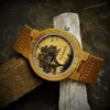 Holzwerk FORST Damen & Herren Holz Uhr mit Leder Armband Produktbild-Vorschau 2