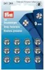 Prym Annäh-Druckknöpfe MS 9 mm silberfarbig Produktbild-Vorschau 1
