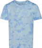 Just Ts JT022 | Tie-Dye Batik T-Shirt - Farbe: Blue Cloud - Produktbild-Vorschau 1