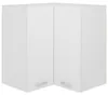vidaXL Rohová nástenná skrinka Lyon White 57x57x60 cm Náhľad obrázku produktu 8