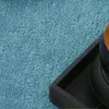 Waschbarer Teppich Wohnzimmer Kurzflor Einfarbiger Moderner Produktbild-Vorschau 3