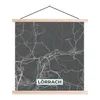 MuchoWow® Textilposter Lörrach - Stadtplan - Blau - Karte - Produktbild-Vorschau 1