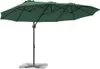 vidaXL Slunečník zelený 372 x 198 x 243 cm polyester a Náhled obrázku produktu 1