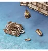 Drewniane puzzle mechaniczne Ugears 3D Statek badawczy Podgląd zdjęcia produktu 25