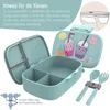 Brotdose Kinder mit Fächern, BPA frei, Lunchbox, Bento box, Produktbild-Vorschau 5