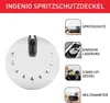 Tefal Ingenio víko s ochranou proti stříkání: prostorově Náhled obrázku produktu 2
