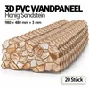 3D Wandpaneele PVC Steinoptik | Honig Sandstein | 20 Produktbild-Vorschau 3