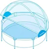 An illustration of a pool cover over a round pool. Anteprima dell’immagine prodotto