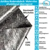 A close-up of a rolled-up protective mat with text and icons describing its features. Produktbild-Vorschau