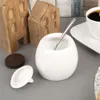 Zuccheriera con coperchio in porcellana, 240 ml, design Anteprima dell’immagine prodotto 4
