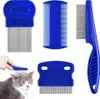 4 Stück Katze Hund Flohkamm, Läusekamm, Flohkamm zum Produktbild-Vorschau 1