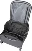 An open black rolling duffel bag with its interior visible. Produktbild-Vorschau
