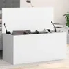 vidaXL Truhla bílá 100x42x46 cm materiál na bázi dřeva Náhled obrázku produktu 2