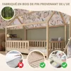 Crazy Pine Lit cabane 140x200 cm - Lit d'enfant en bois Voir les images du produit 5