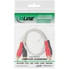 InLine Cinch Kabel, 2x Cinch, Stecker / Stecker, weiß / Produktbild-Vorschau 5