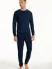 Schiesser pyjama pantalon long uncover midnight blue hommes Voir les images du produit 5