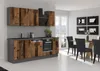 Küche OLD STYLE Basic 240 cm Old Wood Optik Küchenzeile Produktbild-Vorschau 1