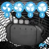 Close-up of a fan's control panel with speed indicators. Voir les images du produit