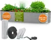 TTL GARDEN Hochbeet SPIRIT L 240x80x45cm Silber – Metall Produktbild-Vorschau 1
