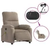 vidaXL Massagesessel Elektrisch Taupe Mikrofasergewebe Produktbild-Vorschau 6