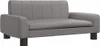 vidaXL Pelíšek pro psy šedý 70x45x30 cm Imitace kůže Náhled obrázku produktu 1